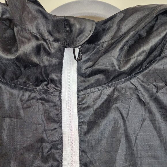 SPYDER Windbreaker Jacket Men M Red Black ColorBlock Outdoors Full zip Hooded - Picture 5 of 13